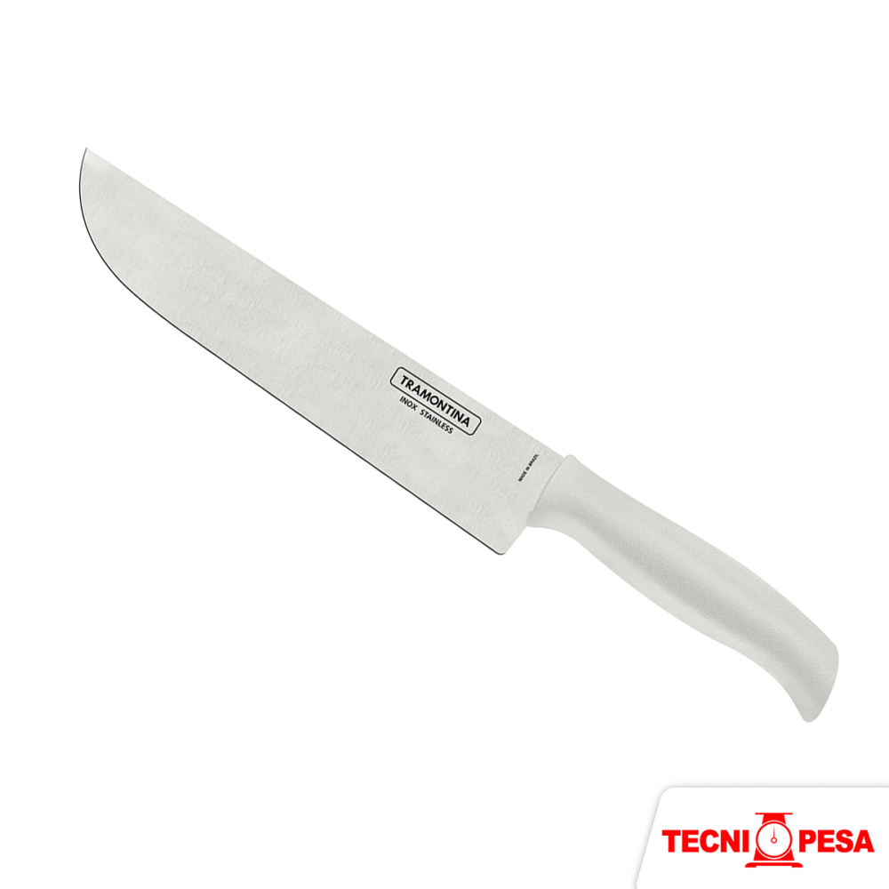 Cuchillo para Carne 8 Tramontina Profesional con Lámina en Acero  Inoxidable y Mango en Polipropileno Blanco - Tramontina Store